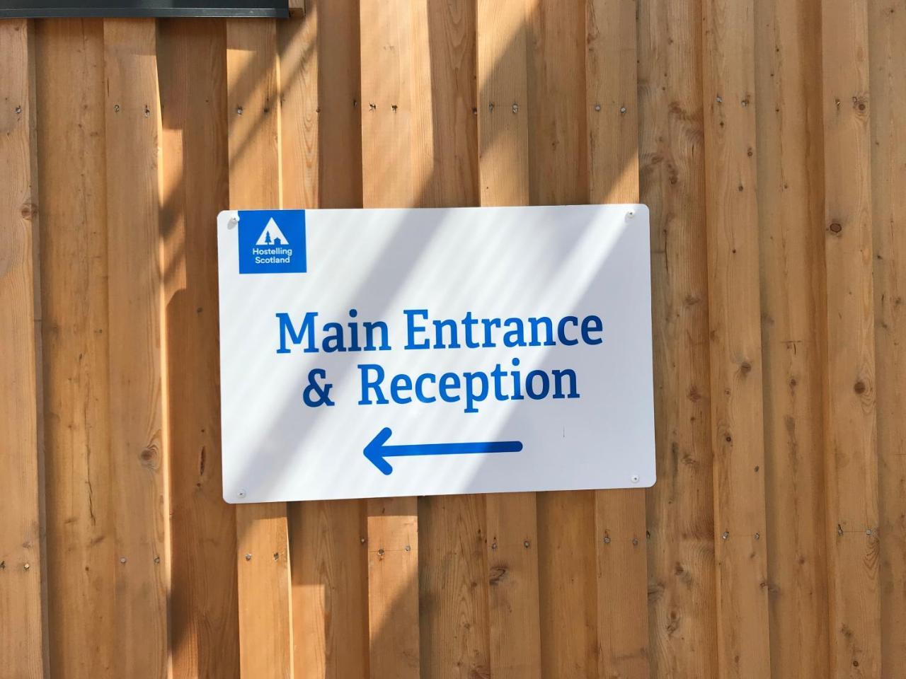 Glen Nevis Youth Hostel Fort William Exterior photo A sign at the entrance of the National Museum of Scotland